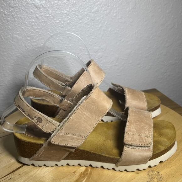 Inter Bios Tan Leather Strappy Sandals size 39 / 8-8.5 - Picture 1 of 8